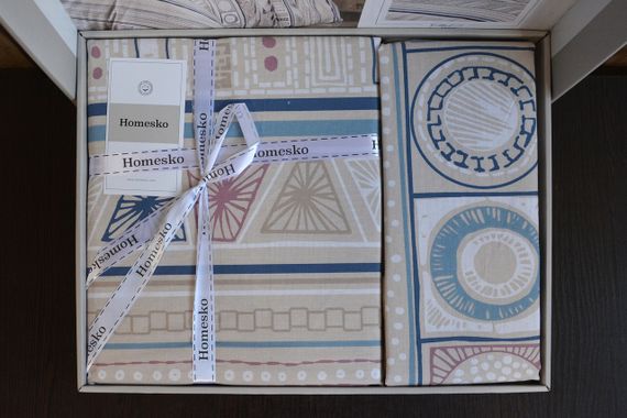 Постельное белье First Choice Homesko Ranforce 160 х 220 см Bohem Ekru | Зображення 4