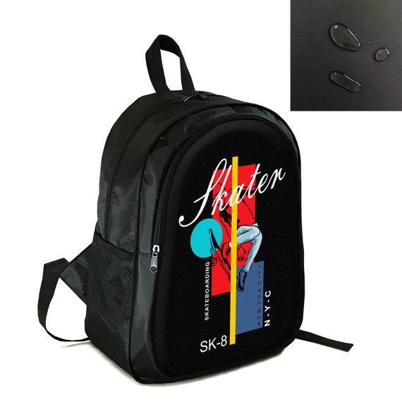 Рюкзак підлітковий,спортивний,шкільний 40×30 см з принтом - дитячий,міський для хлопчика,чоловічий,унісекс (4352)