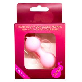 Вагінальні кульки "Bolas", пудровий 60 г sexstyle