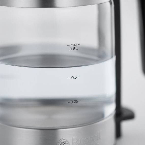 Чайник Russell Hobbs 24191-70 Compact Home, 2200Вт, 0.8л, стекло (24191-70) | Зображення 3