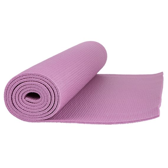 Килимок для йоги та фітнесу PowerPlay 4010 PVC Yoga Mat Рожевий (173x61x0.6) | Зображення 3