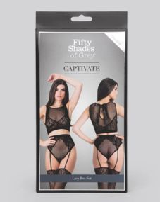 Кружевной комплект Fifty Shades of Grey Bra Set one size Sex Aura