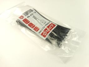 Хомут пластиковий APRO 150х4 (100 шт. в уп.) чорний, 1 ПАКОВКА (CT-B4150)