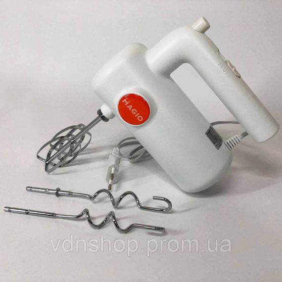 Миксер для приготовления теста и кремов, Миксер для домашнего кондитера Бытовой с насадками RU-78 | Зображення 1