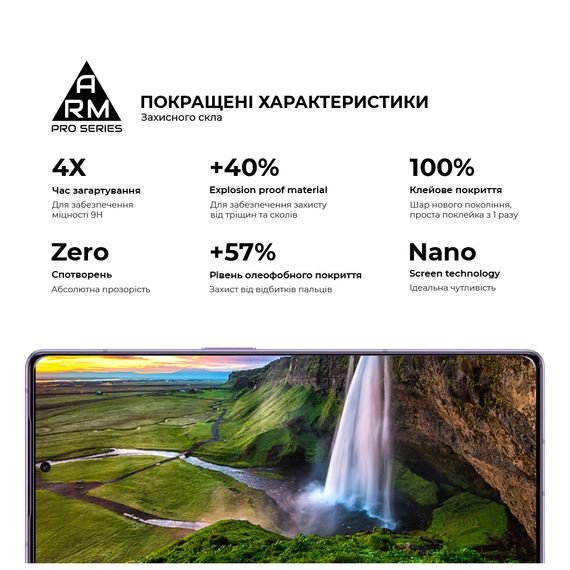 Скло захисне Armorstandart Pro Google Pixel 9a Black (ARM83564) | Зображення 4
