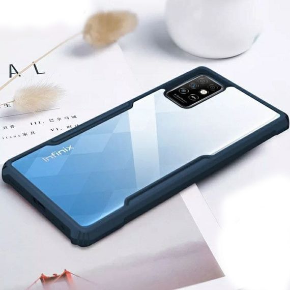 Противоударный чехол Back Cover для Infinix Note 8 цвет Синий