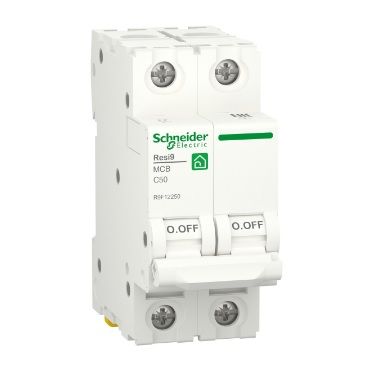 Автоматичний вимикач змінного струму  Schneider RESI9 50А, 2P, крива, 6кА