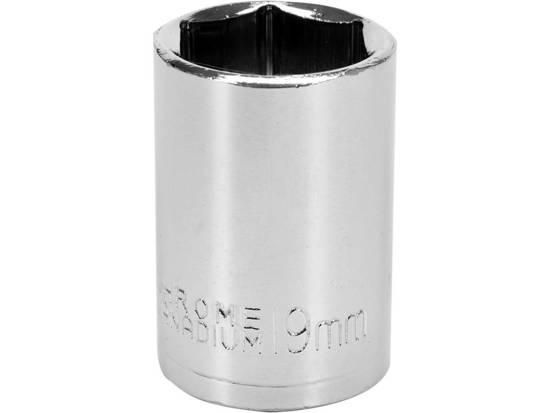 Головка торцева 6 граней 1/2" М19 сталь Польща STHOR-53341