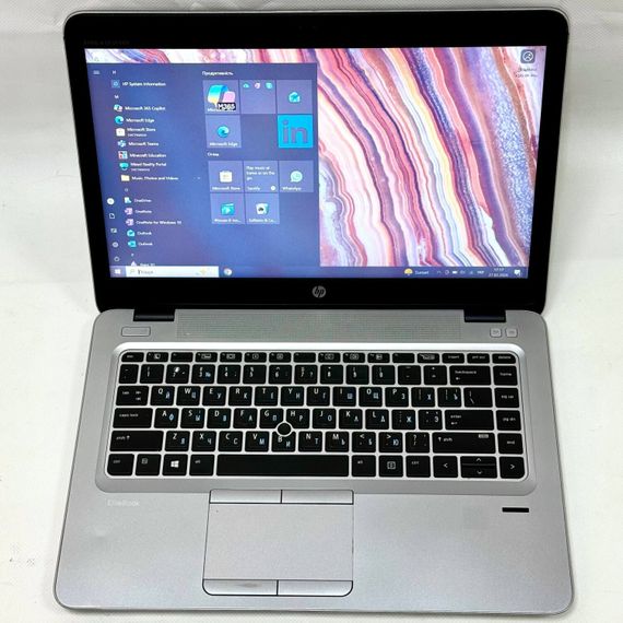 Ноутбук HP EliteBook 840 G3 / 14" (1920x1080) TN / Intel Core i7-6600U (2 (4) ядра по 2.6 - 3.4 GHz) / 16 GB DDR4 / 128 GB SSD + 500 GB HDD / Intel HD Graphics 520 / WebCam / Windows 10 Pro б/в | Зображення 2