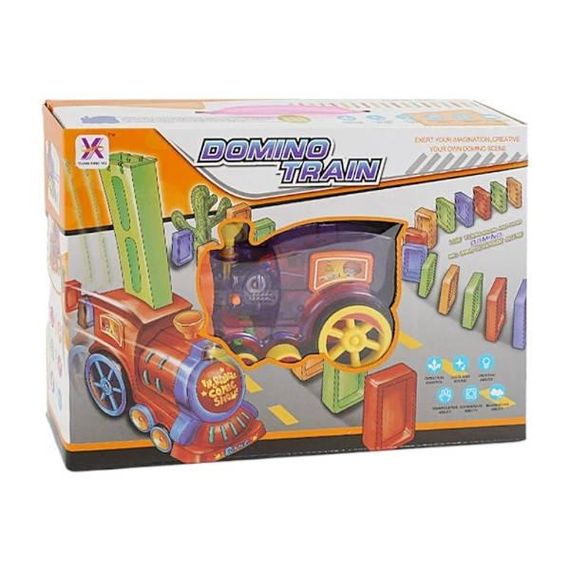 Поїзд із підсвічуванням 36 доміно YXY 955-2 A Червоний