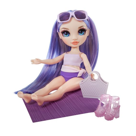 Лялька дитяча Віолетта Rainbow High 507314 серії "Swim & Style" з аксесуарами | Зображення 5