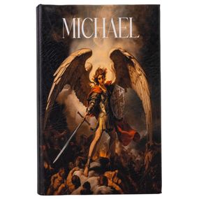 Книга-сейф Архангел Михайло металева з ключами 26х17х5 см