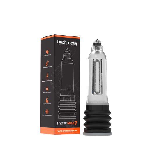 Гидропомпа Bathmate Hydromax 7 Clear, для члена длиной от 12,5 до 18см, диаметр до 5см | Зображення 2