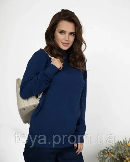 Свитер цвет синий размеры S, M, L, XL, XXL, 3XL FI_005658