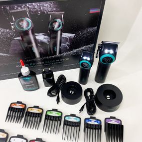 Домашняя машинка аккумуляторная для стрижки волос VGR 2 в 1 V-001 V-977 BLACK, Электромашинка для волос DU-29