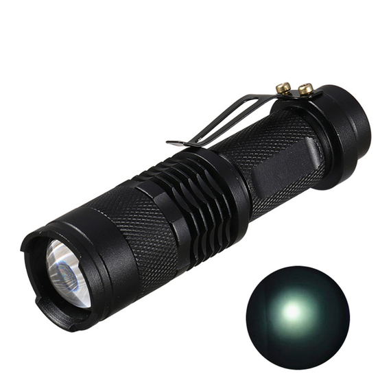 Фонарь SV 395nm с аккумулятором Черный (sv1886)
