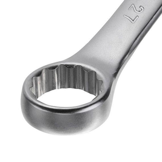 Ключ комбінований 27 мм, Cr-V INTERTOOL HT-1227 | Зображення 2