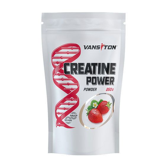 Креатин моногідрат Vansiton Creatine Monohydrate 250 g /50 servings/ Strawberry
