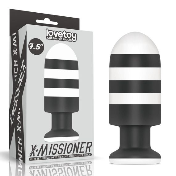 Анальна пробка - X-Missioner Butt Plug 7.5" Sex Aura