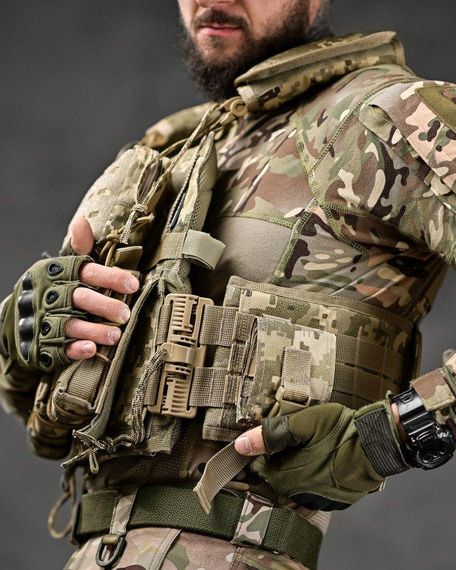 Плитоноска Single Sword 4 точки быстрого сброса пиксель  ТН6600 | Зображення 5