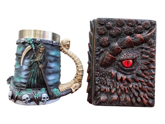 Подарунковий набір Кухоль 3D Підземний Mander і Блокнот 3D «Око Пламінного Дракона»