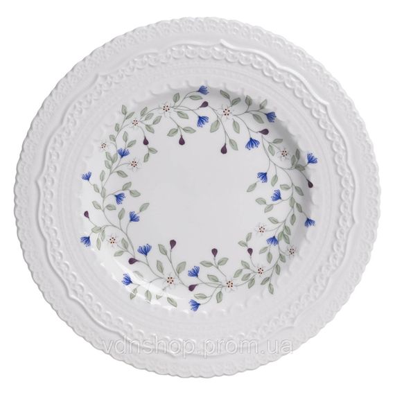 Столовий набір посуду тарілок і чашок 32 предмети на 6 персон Sophie порцеляновий, обідній столовий сервіз тарілок YY78-5A | Зображення 5