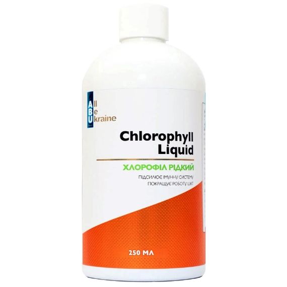 Комплекс для травлення All be Ukraine Chlorophyll Liquid 250 ml /25 servings/