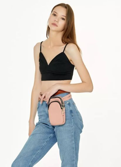 Сумка жіноча Sambag Modena пудра 19 х 11 х 3 см (96093006) | Зображення 2