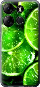 Чохол на Infinix Smart 7 Зелені часточки лимона "852u-3195-2448"
