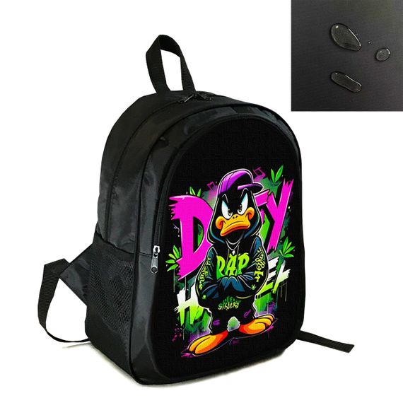 Рюкзак городской/школьный 38×28см с принтом Даффи Дак детский, подростковый,спортивный(4127)