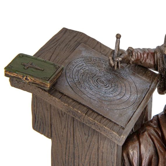 Декоративна статуетка з бронзовим покриттям Філосів Коперник 16х12х9 см | Зображення 2