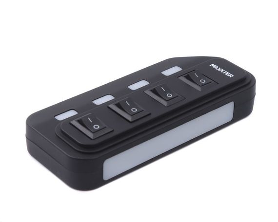 Хаб USB 2.0 Maxxter HU2A-4P-AC-02 | Зображення 1
