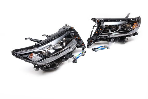 Передня оптика LED (2017-2024, 2 шт) для Toyota Land Cruiser Prado 150 | Зображення 4