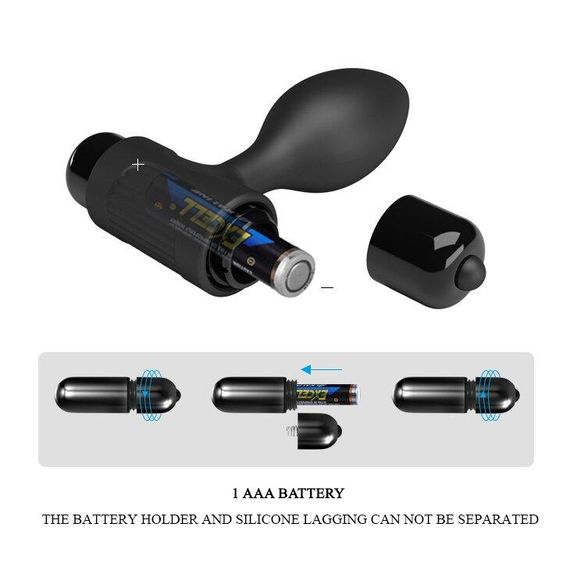 Силиконовая вибропробка Pretty Love - Vibro but plag, BI-040077 sexstyle | Зображення 9