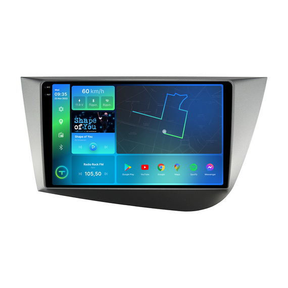 Штатна магнітола Torssen 2K Seat Leon 05-12 F9432 4G Carplay DSP | Зображення 1