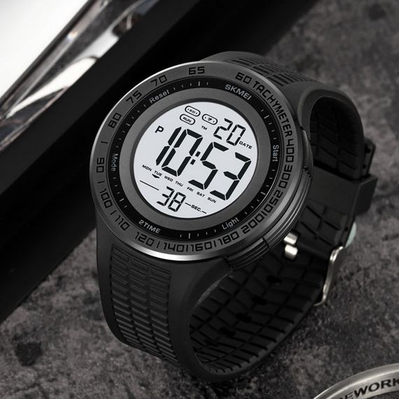 Skmei 2155BKWT Black-White | Зображення 4