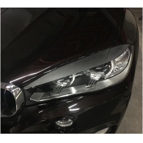 Вії на фари V2 (Карбон) для BMW X5 F-15 2013-2018 рр | Зображення 3