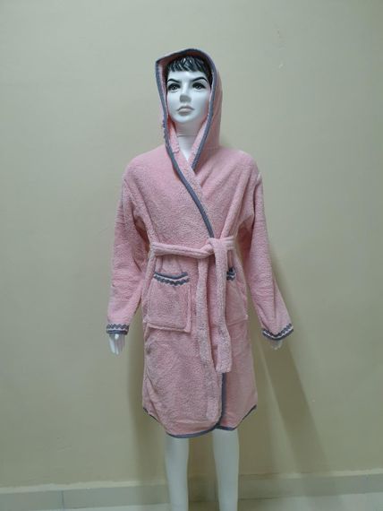 Халат Zeron 128086 Туреччина   Велсофт Рожевий