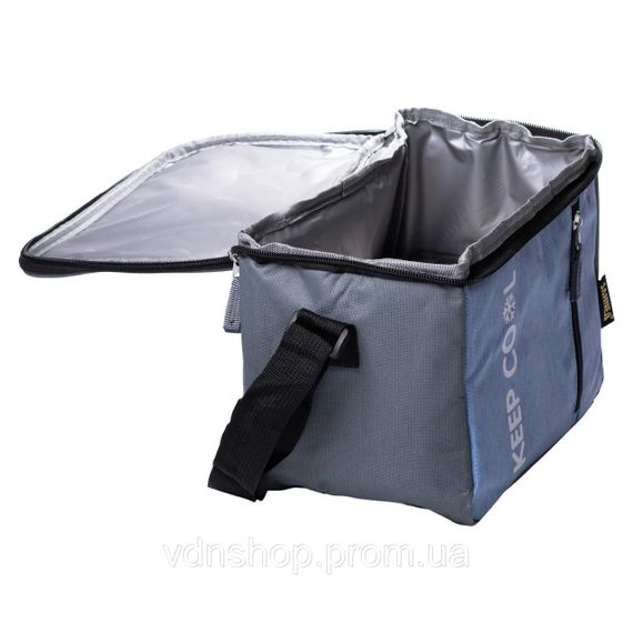 Термосумка холодильник 8 (л) для їжі, напоїв, пива холодильна сумка для риболовлі та пікніка Блакитний HP-14-16 | Зображення 3