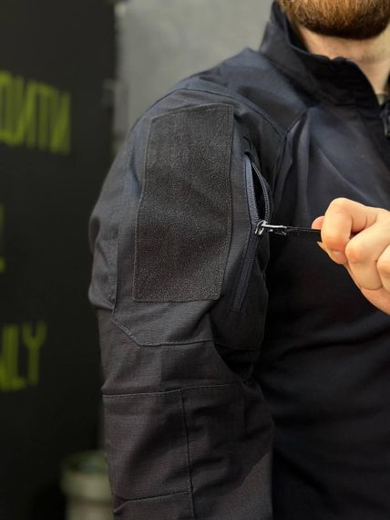 Убакс ДСНС Синій 4.5.0 Покращений Black Under Body Armor Combat Shirt | Зображення 7