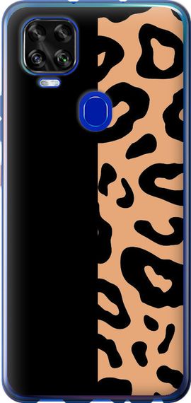 Чехол на ZTE Blade V2020 Пятна леопарда "4269u-2529-17620"