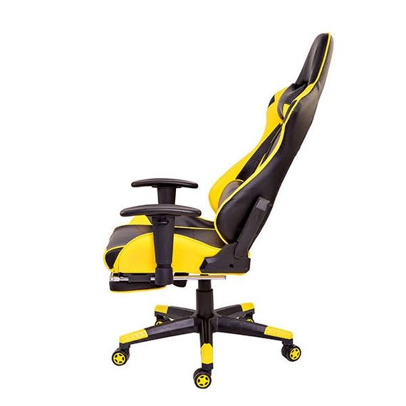 Кресло Goodwin Drive blackyellow с подставкой | Зображення 6