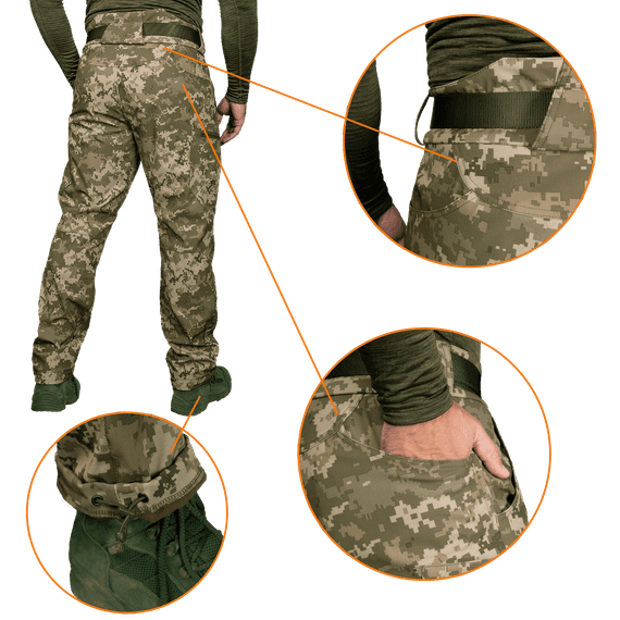 Комплект Phantom SoftShell 2.0 Піксель (8560), XL | Зображення 4
