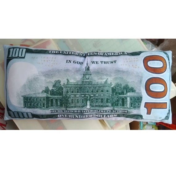 Подушка 100 доларів 3D, м'яка комфортна та якісна подушка Долар 3D | Зображення 5