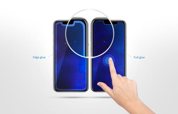 Захисне скло 2E  для Samsung Galaxy A25 5G (A256), 2.5D FCFG, (1 Pack), чорна рамка (2E-G-A25-SMFCFG-BB) | Зображення 2