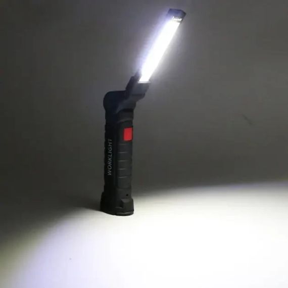 Акумуляторний ліхтар лампа світильник WORKLIGHT W-52 складаний (від USB/з МАГНІТОМ/з гачком) | Зображення 1
