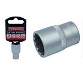 Головка торцева дванадцятигранна 1/2" сатін 27x44 мм Haisser 70158