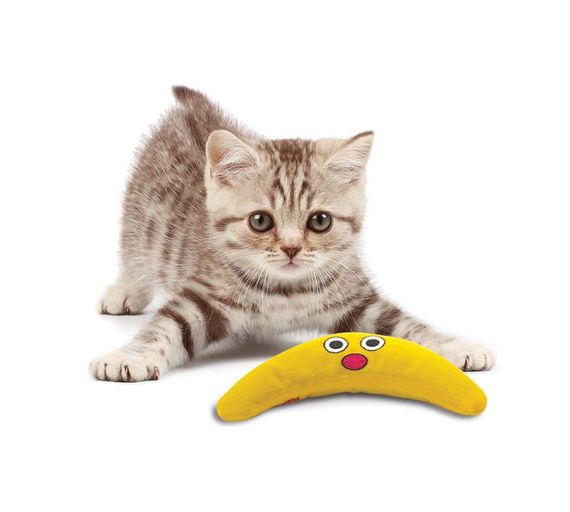 Іграшка для котів OutwardHound Petstages Green Magic Boomerang жовта, 21,5 см | Зображення 1