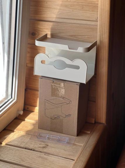 Контейнер для салфеток, туалетной бумаги, настенный органайзер AND LY-963 | Зображення 2