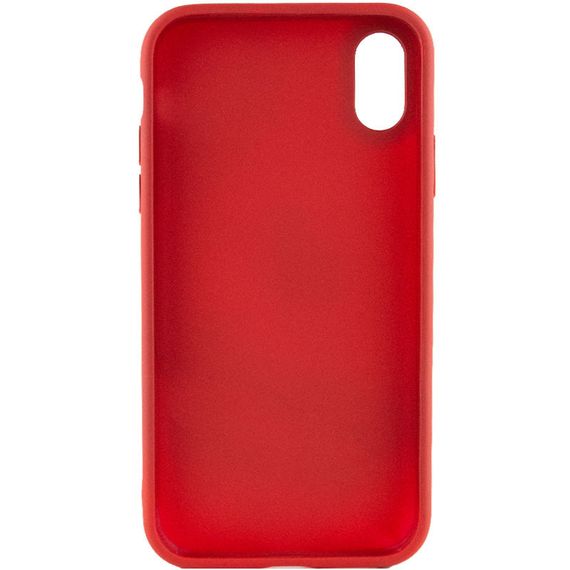 TPU чехол Bonbon Metal Style для Apple iPhone XS Max (6.5") Силикон, Красный / Red | Зображення 2